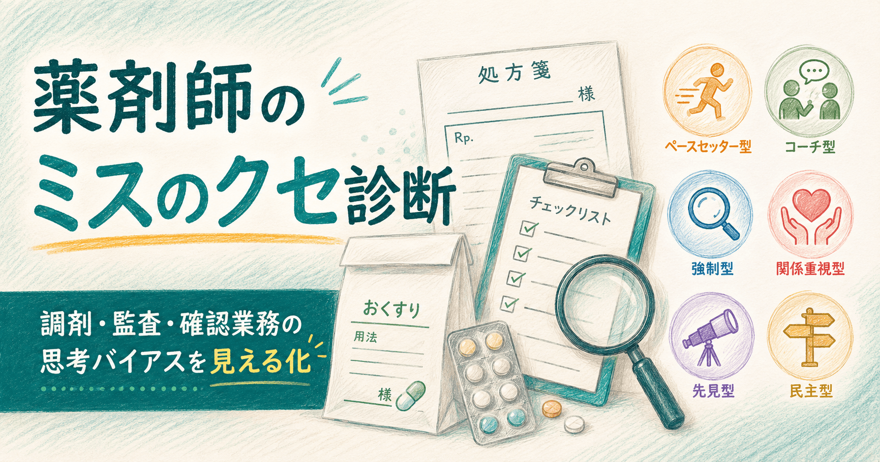 薬剤師のミスのクセ診断